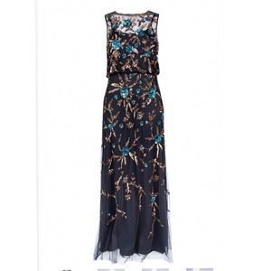 Aidan Maddox Beaded Gown